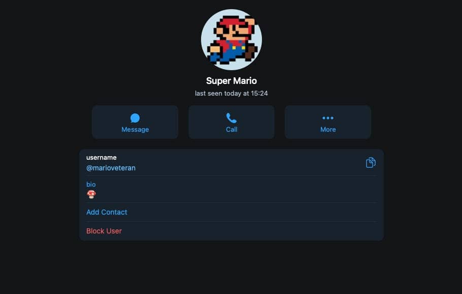 Super Mario telegram @marioveteran scammer dev#popper