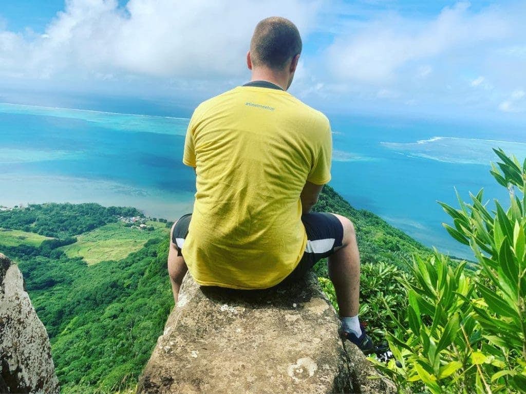 View from Lion Mountain Mauritius