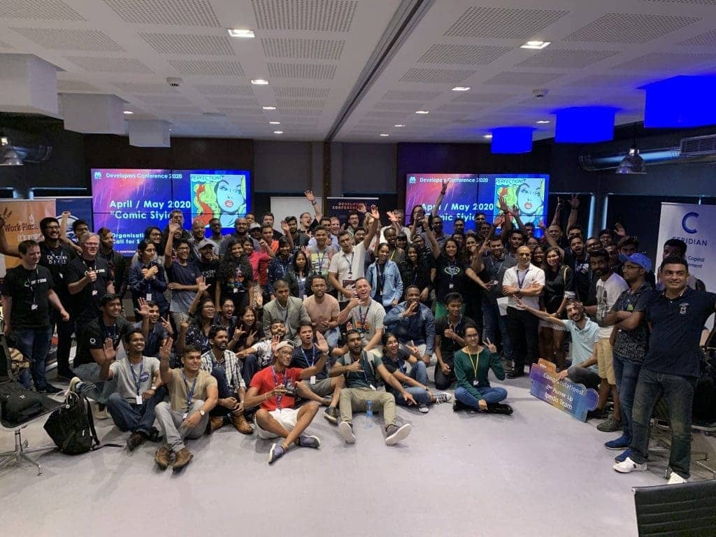 DevConMU attendees, speakers and organizators   