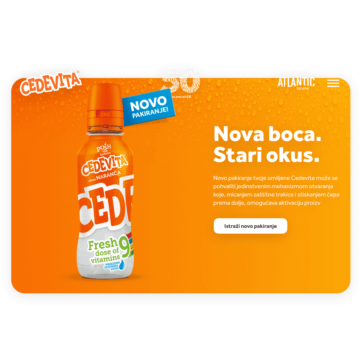 Cedevita with some fresh Locastic flavour