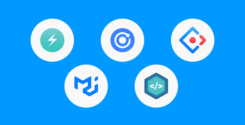 Material UI, Chakra, Ionic, Ant design, Native components